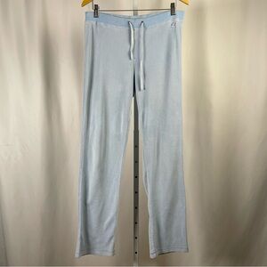 Oleg Cassini Sport Stretch Small Ribbed Velour Y2K Sweatpants Straight Leg